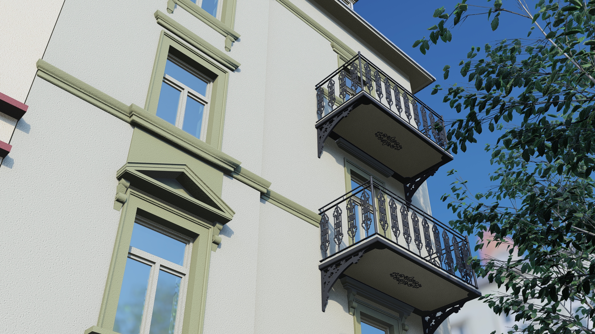 Altbaurenovierung Gluckstrasse, Frankfurt