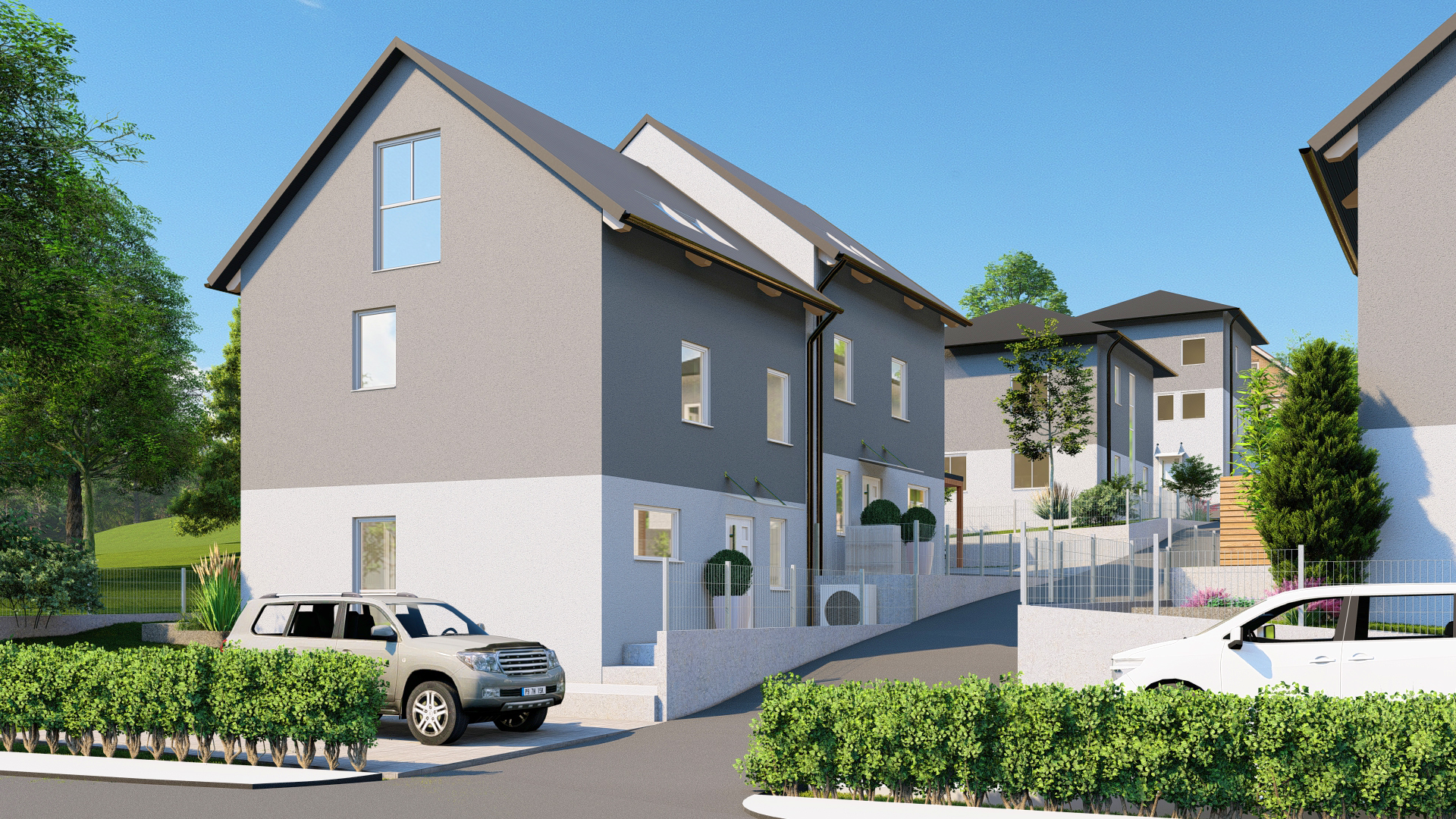 DHH Wohnviertel, Dr. Kämpf Strasse, Bobingen